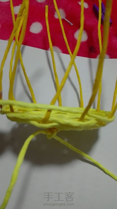 吊式纸藤筐 第34步