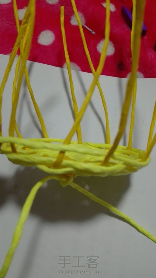 吊式纸藤筐 第35步