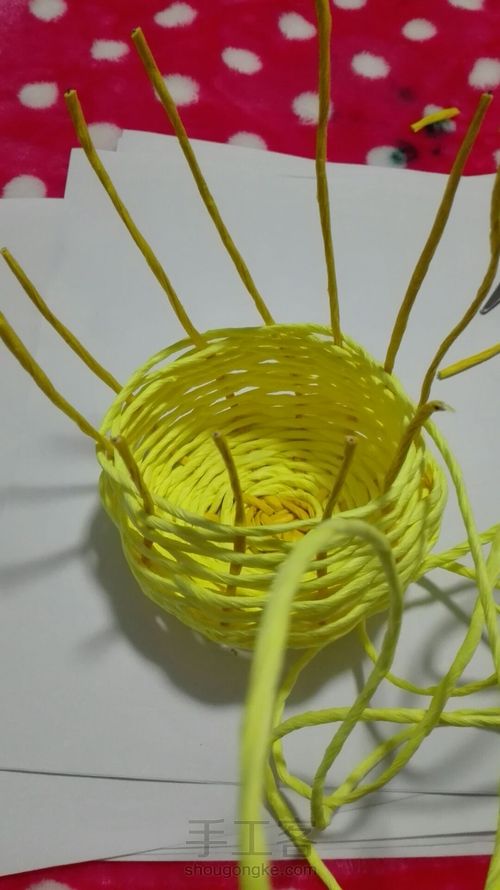 吊式纸藤筐 第37步