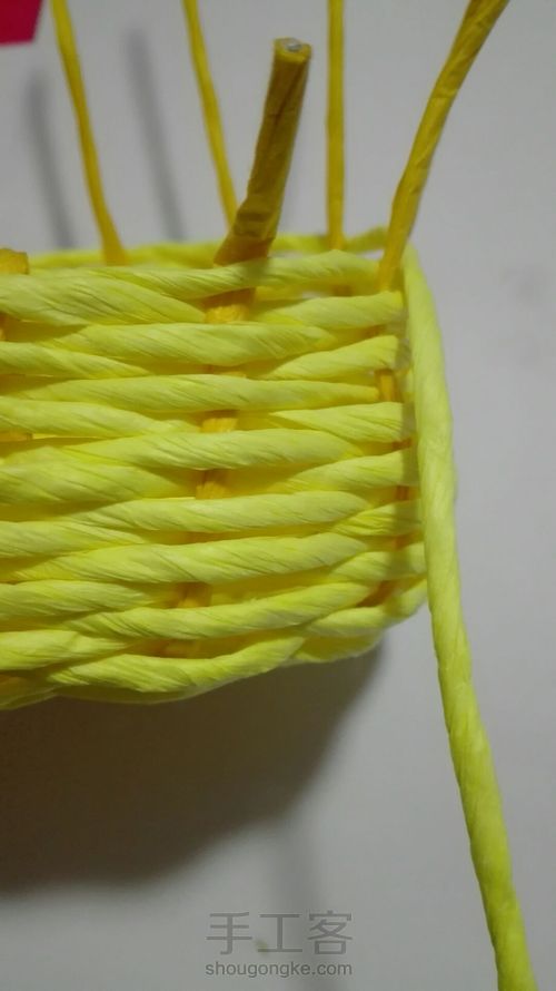吊式纸藤筐 第40步