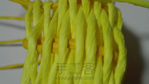 吊式纸藤筐 第43步