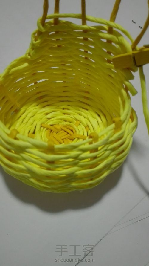 吊式纸藤筐 第48步