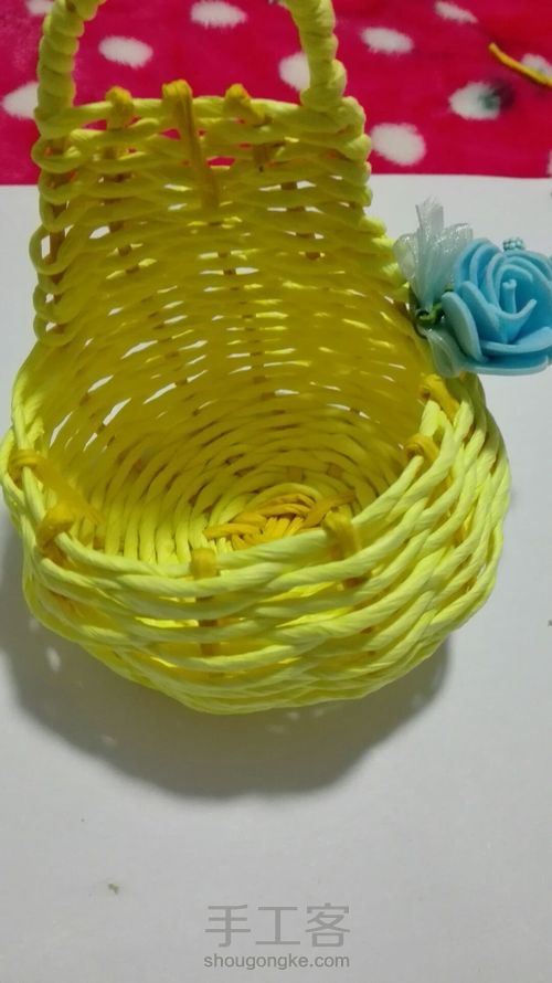 吊式纸藤筐 第66步