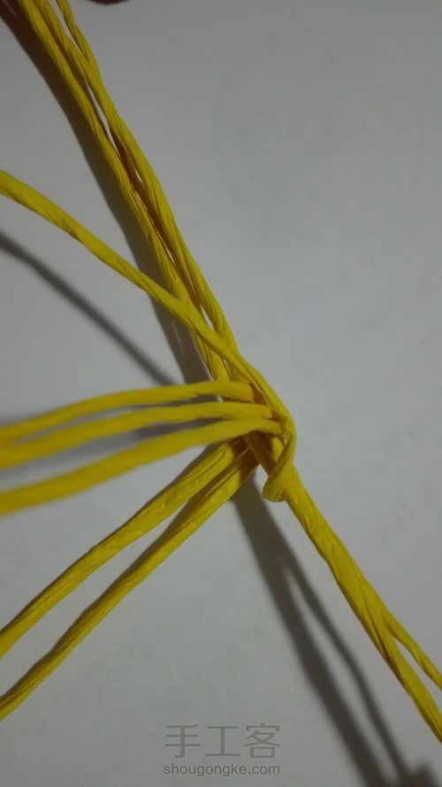 吊式纸藤筐 第9步