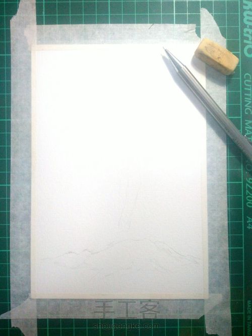 如何画一个银河星空 第2步