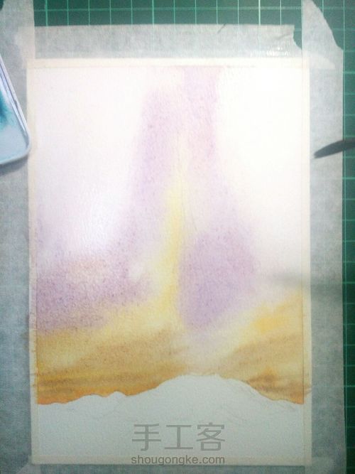 如何画一个银河星空 第3步