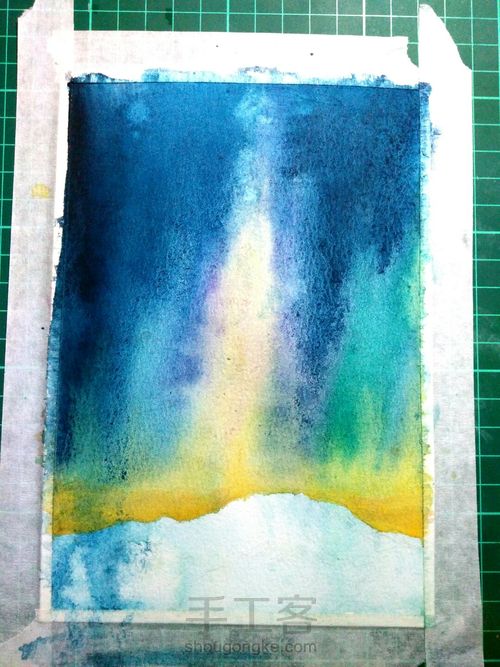 如何画一个银河星空 第4步