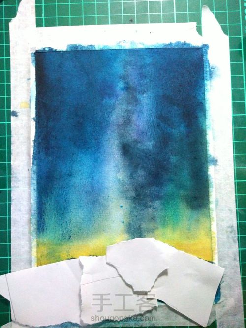 如何画一个银河星空 第6步