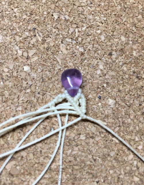 紫水晶编绳耳环 第27步