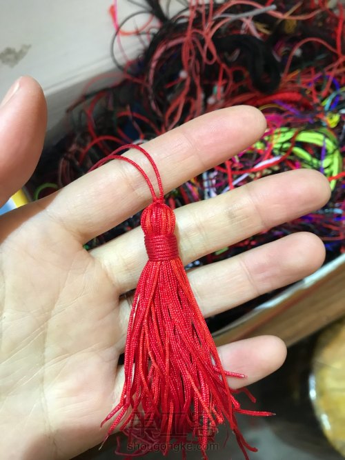 用线头 红绳 做个好看喜庆的愿望树 第4步