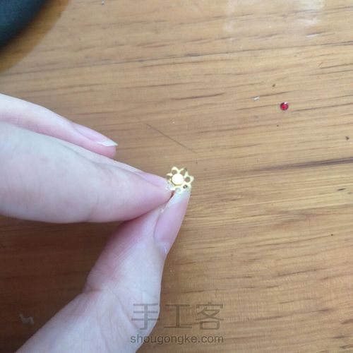 【原创】三分娃用小花簪配饰发簪 第2步