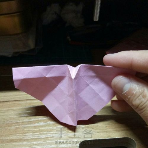 最详细川崎玫瑰折纸教程，折一朵不会凋谢的浪漫 第17步