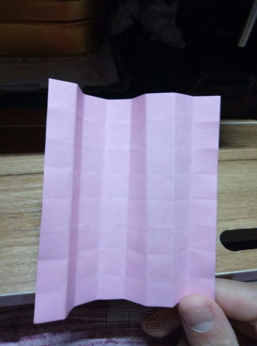 最详细川崎玫瑰折纸教程，折一朵不会凋谢的浪漫 第4步