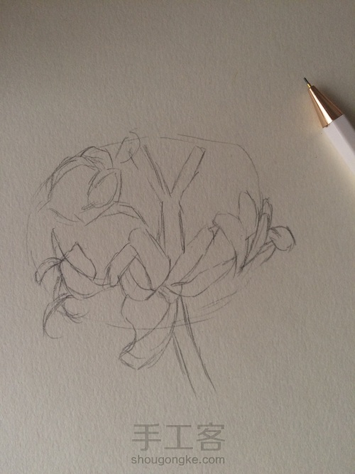 当彼岸花开时(铅笔教程) 第1步