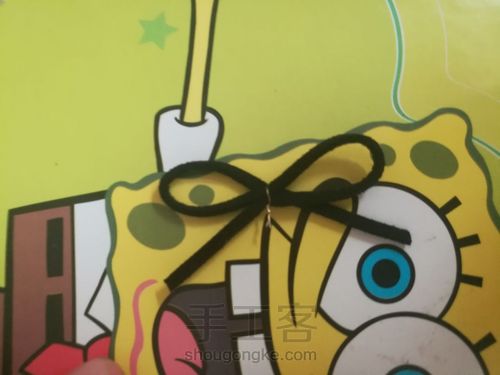 简单森系发夹 第3步