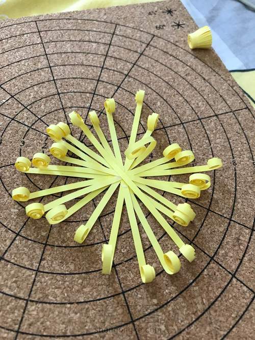 衍纸菊花 第5步