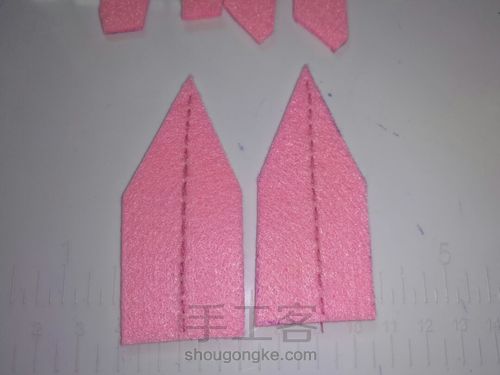 不织布纸鹤 第3步