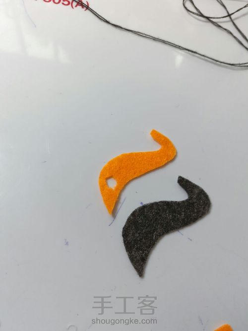 不织布卡包 第5步