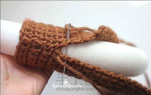 【转载】火鸡花环挂饰 第10步