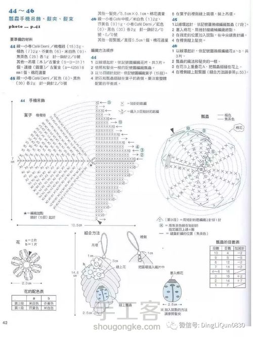 【转载】钩针饰品 第12步