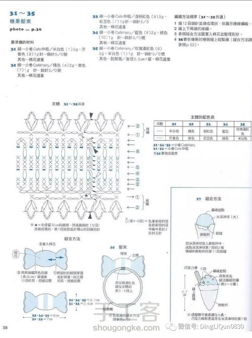 【转载】钩针饰品 第7步