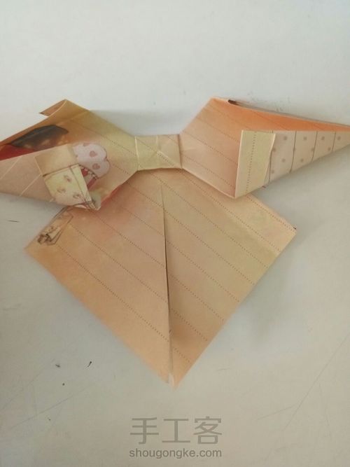 折一个蝴蝶结 第17步