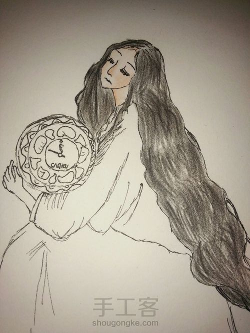 简单彩铅手绘 第5步