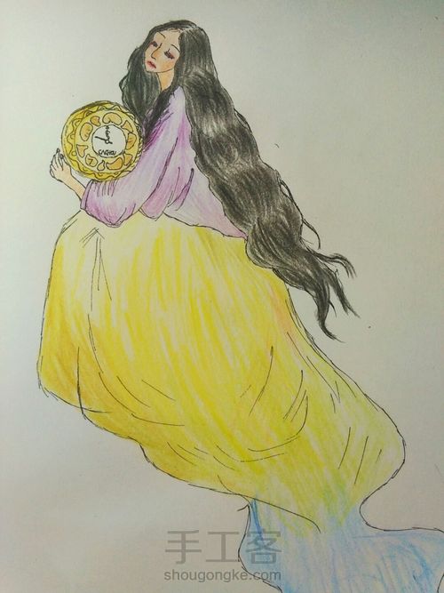 简单彩铅手绘 第9步