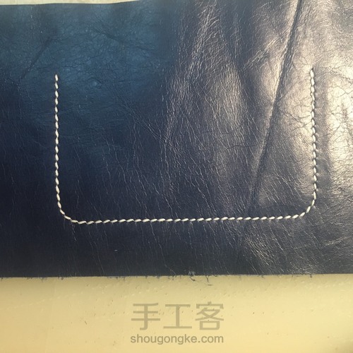 女士手工皮具钱包-手工皮具
 第16步
