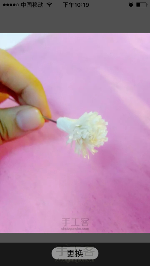 洁白铁丝莲 第2步