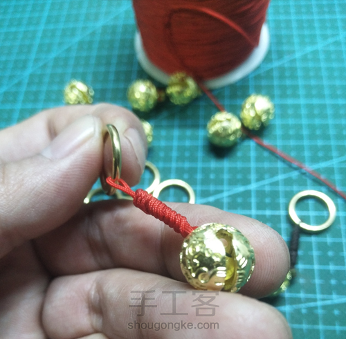 铜铃铛挂坠 第4步