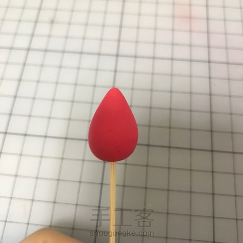 【大可DAKE】入门粘土教程 情人节玫瑰 第1步