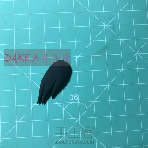 你的名字 超轻粘土教程 第3步