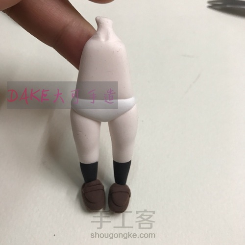 你的名字 超轻粘土教程 第11步