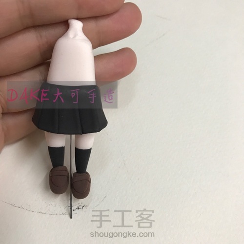 你的名字 超轻粘土教程 第13步