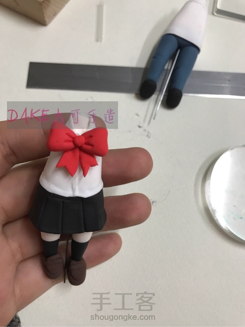 你的名字 超轻粘土教程 第14步