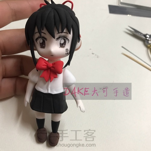 你的名字 超轻粘土教程 第16步
