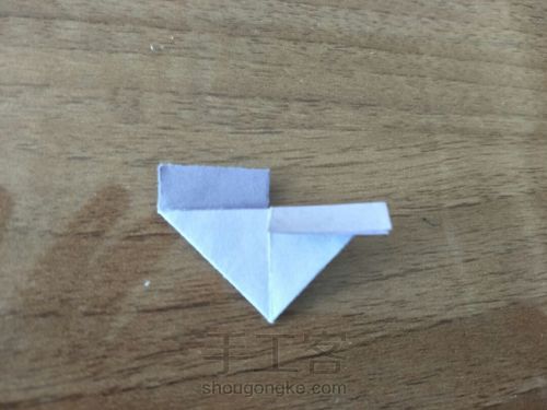 三角插简便折法(原创) 第22步
