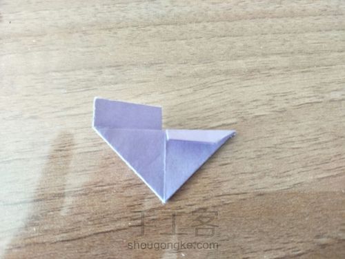 三角插简便折法(原创) 第25步