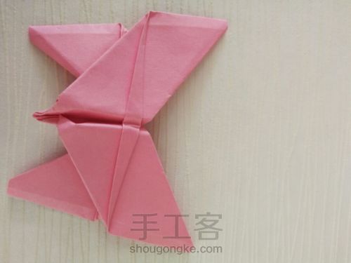 精致简单的折纸蝴蝶（一） 第17步