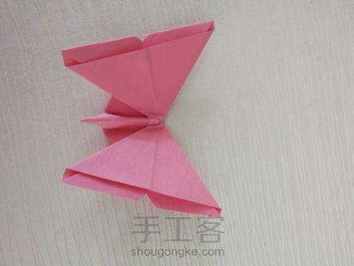 精致简单的折纸蝴蝶（一） 第18步