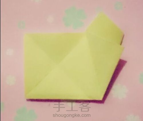 五边形折法 第8步