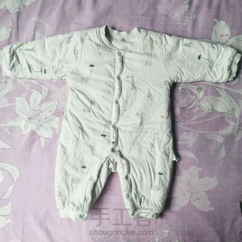 宝宝连体衣改造 第1步