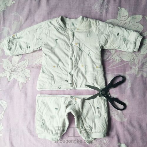 宝宝连体衣改造 第2步