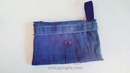 牛仔裤,裤脚小包包!!!! 第14步