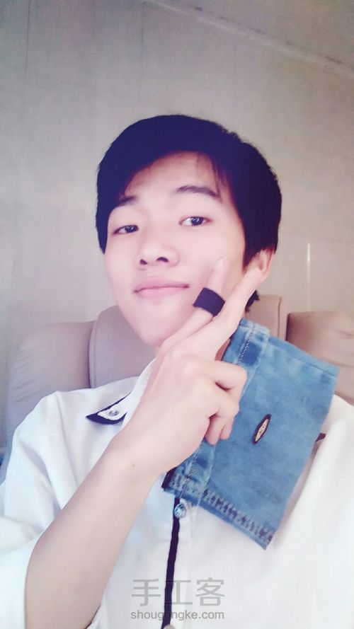 牛仔裤,裤脚小包包!!!! 第16步