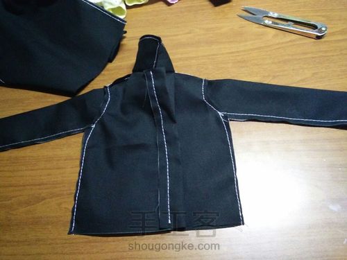 半小时简易衬衫【娃衣】 第11步