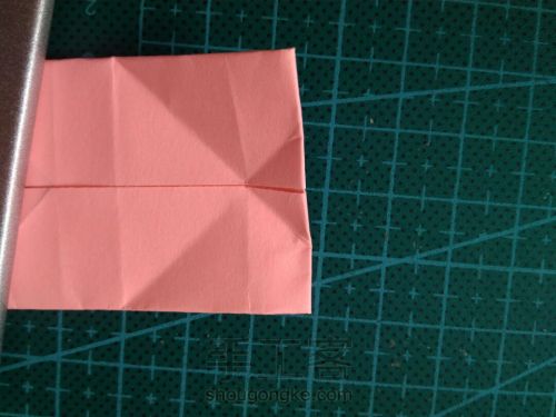 『实拍』一张纸折的爱心盒子 第18步