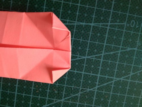 『实拍』一张纸折的爱心盒子 第19步