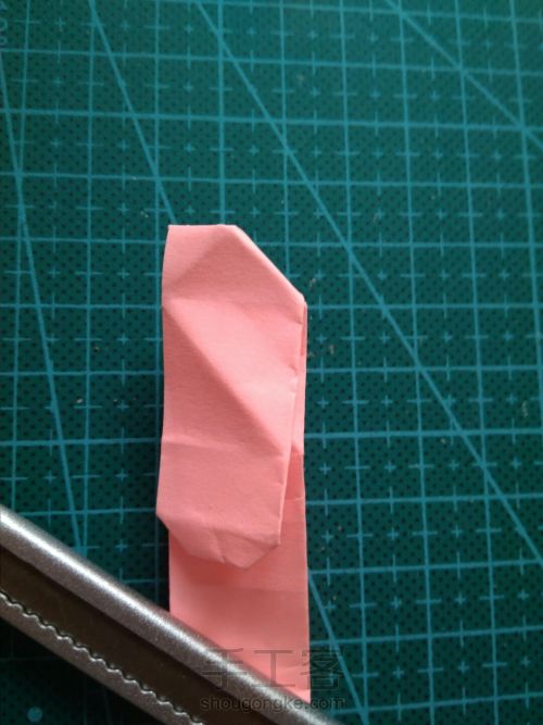『实拍』一张纸折的爱心盒子 第20步